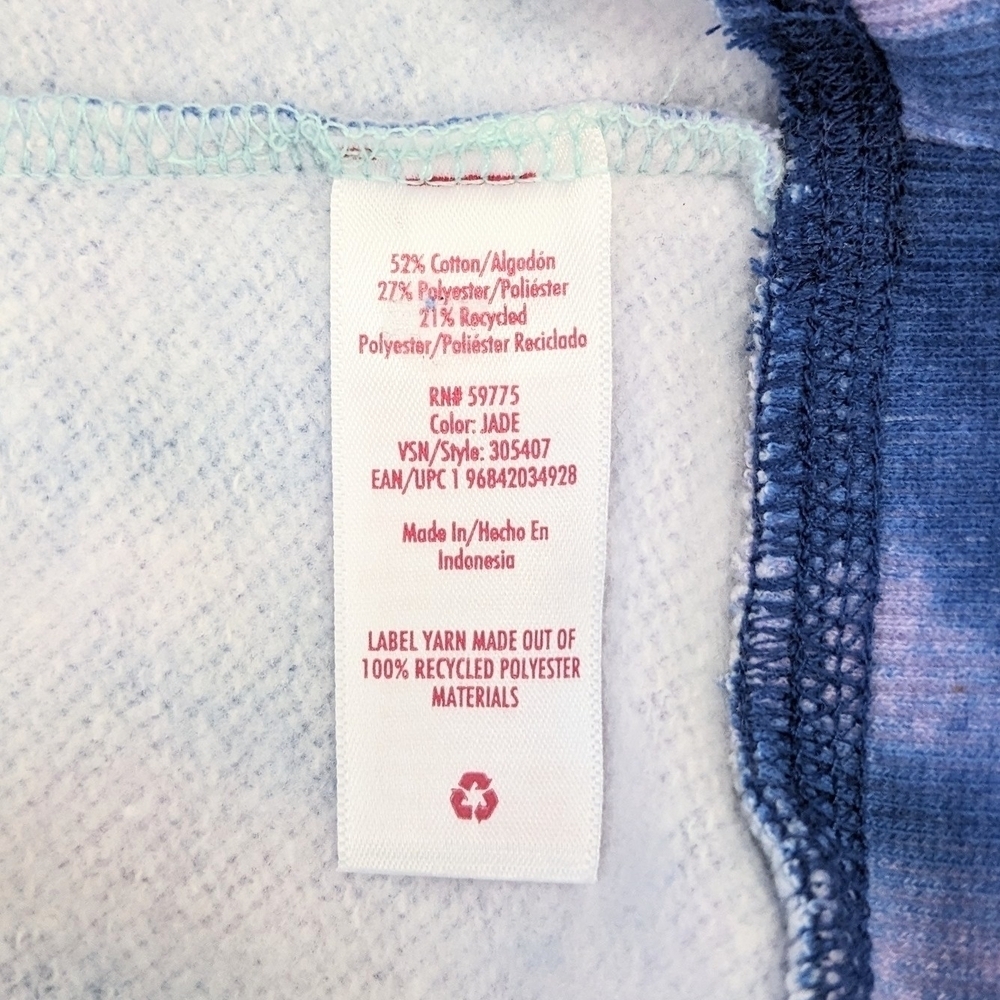 Justice Kids Tie-Dye Hoodie - Blue and Purple - Picture 5 of 5